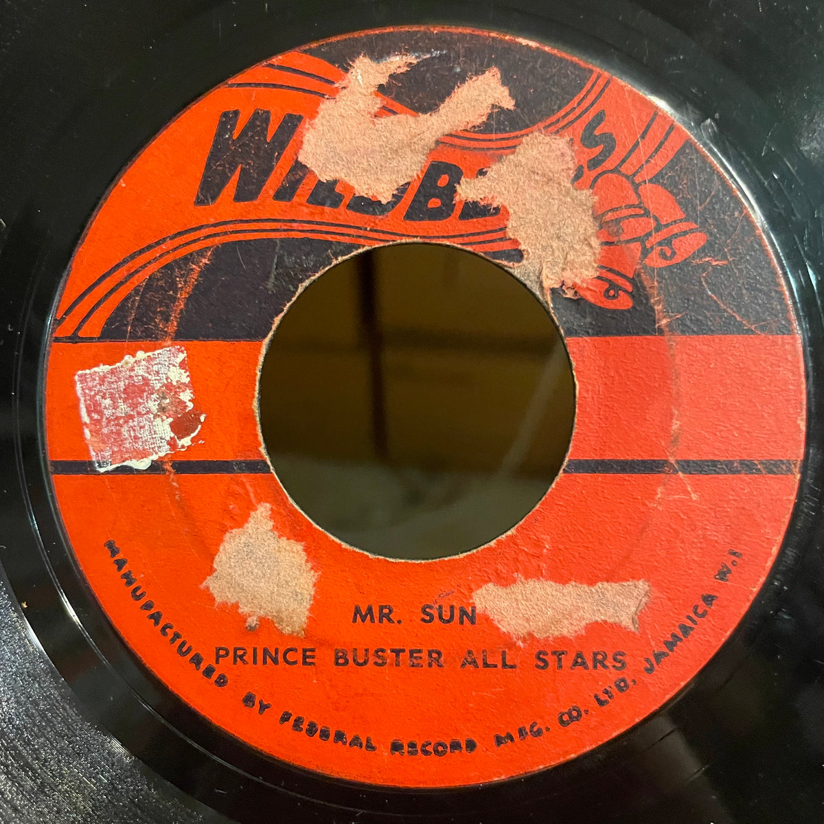 thumbnail image 2 of Blue Beat Records Retro T-Shirt – Ska, R&B, Dub, Vinyl – Prince Buster – 100% Cotton – V304 2 of 6