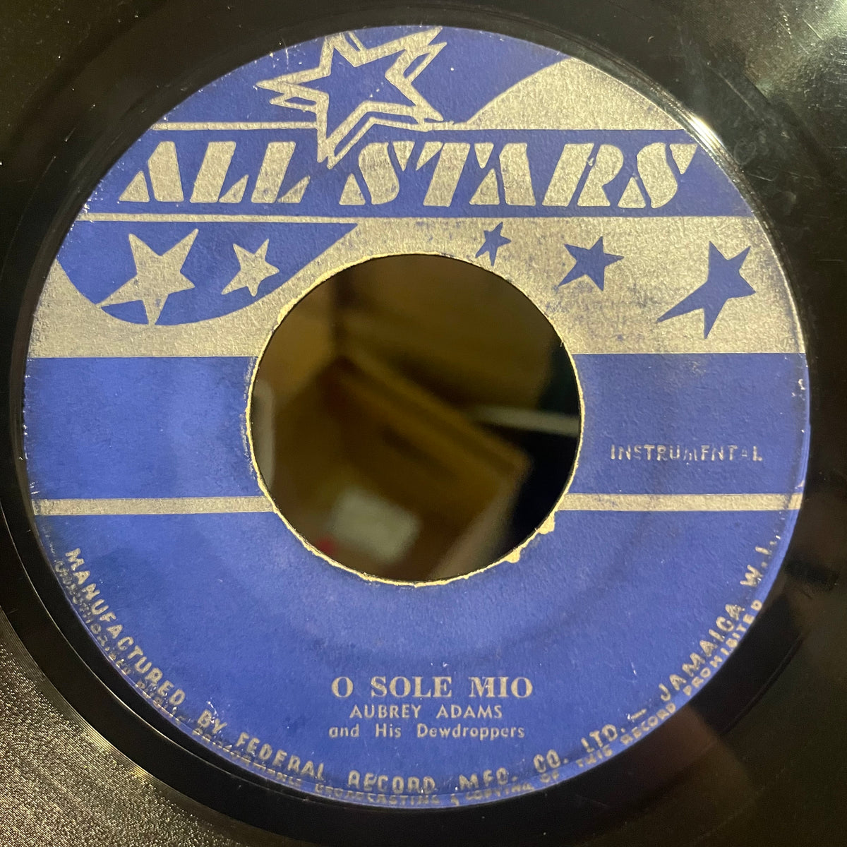 英7” Aubrey Adams & His Dew Dropper Somebody Is Knocking / By And By 45/BB381 Blue Beat /00050 Drum & Bass Records | Reggae, Ska, RockSteady, Roots, Dancehall