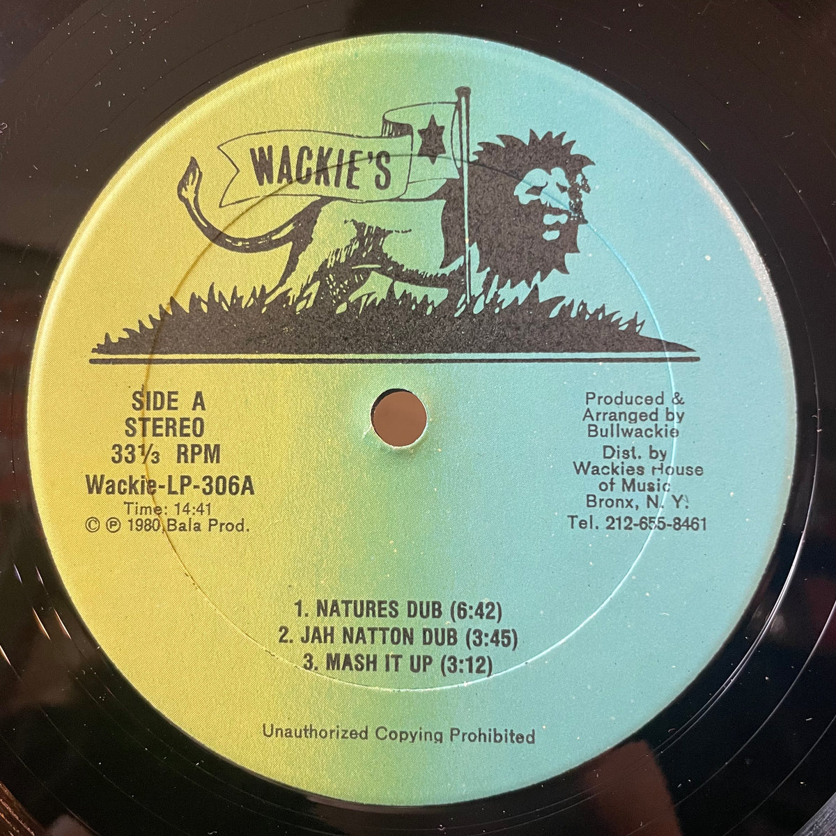 洋楽 Nature's Dub / Nature's Dub (Wackie's) Drum & Bass Records | Reggae, Ska, RockSteady, Roots, Dancehall