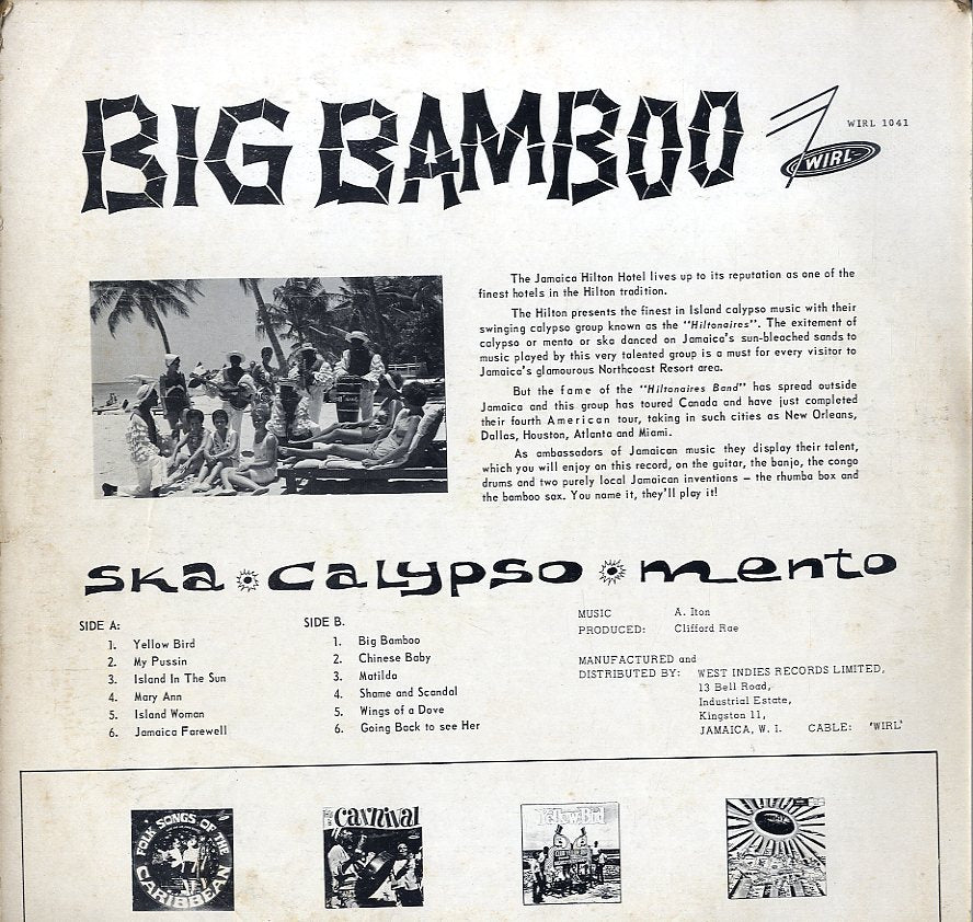 Hiltonaires - Big Bamboo LP レコード SKA - 洋楽