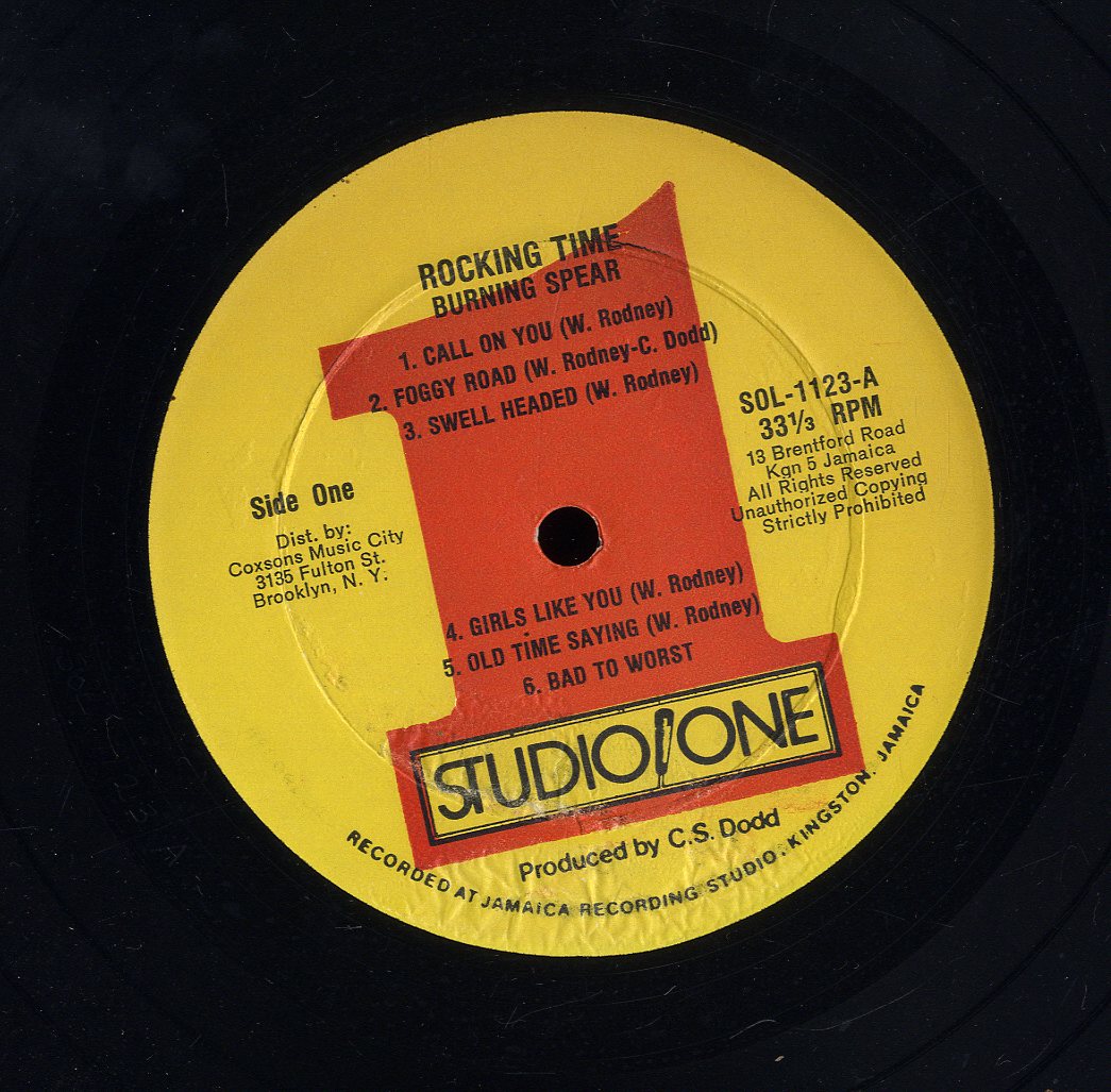 Burning Spear レコード レゲエ SOL1123
