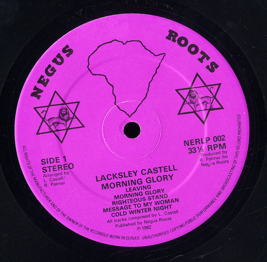 米LP Lacksley Castell Morning Glory NERLP002 Negus Roots /00260 Lacksley Castell – Morning Glory | Releases | Discogs