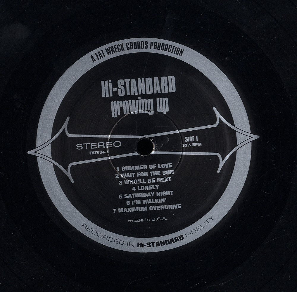 ＴＤＫ新社長に齋藤氏 Hi-Standard – Growing Up LP レコード - レコード