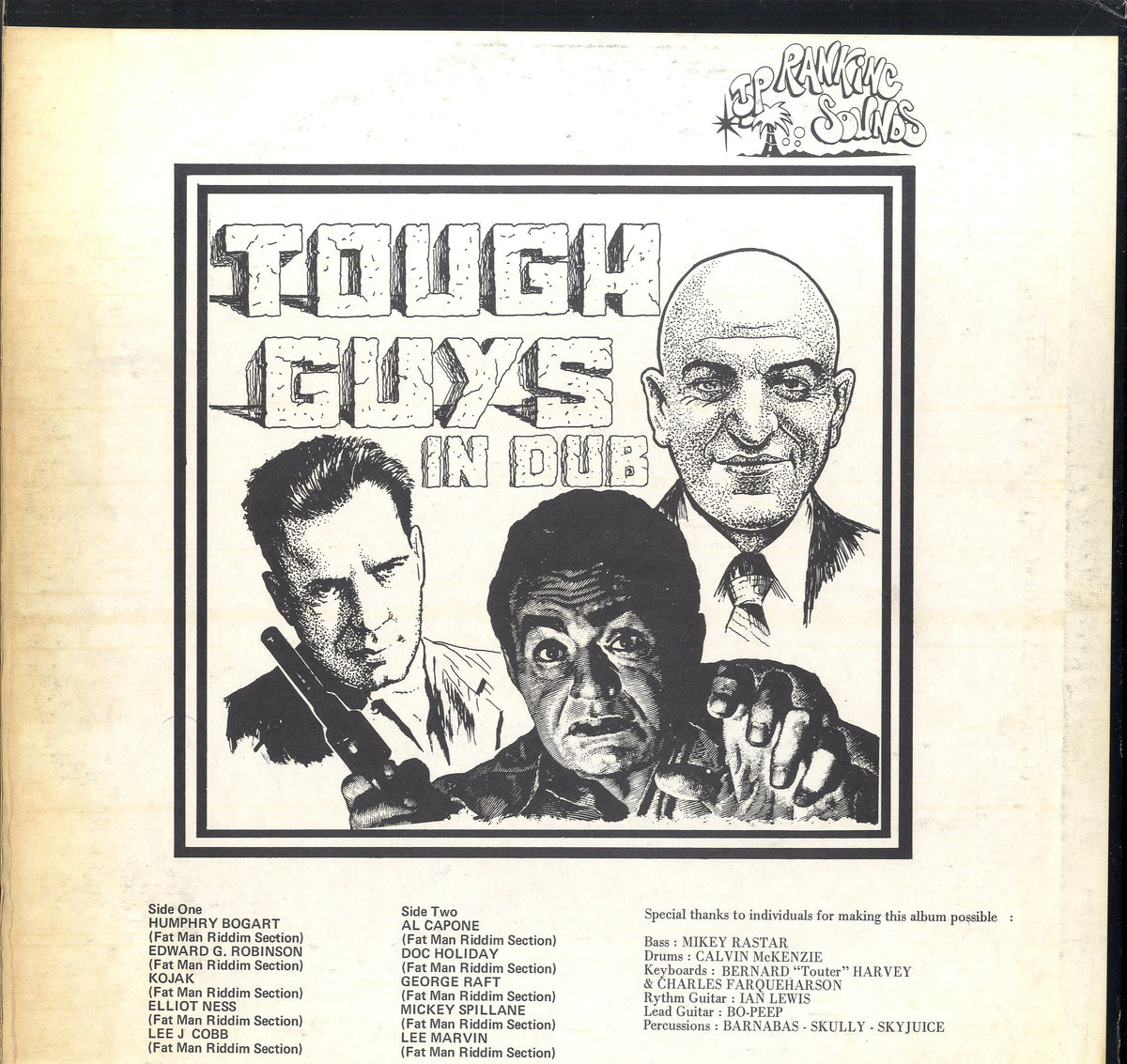 洋楽 Fatman Riddim Section Tough Guys In Dub Drum & Bass Records | Reggae, Ska, RockSteady, Roots, Dancehall