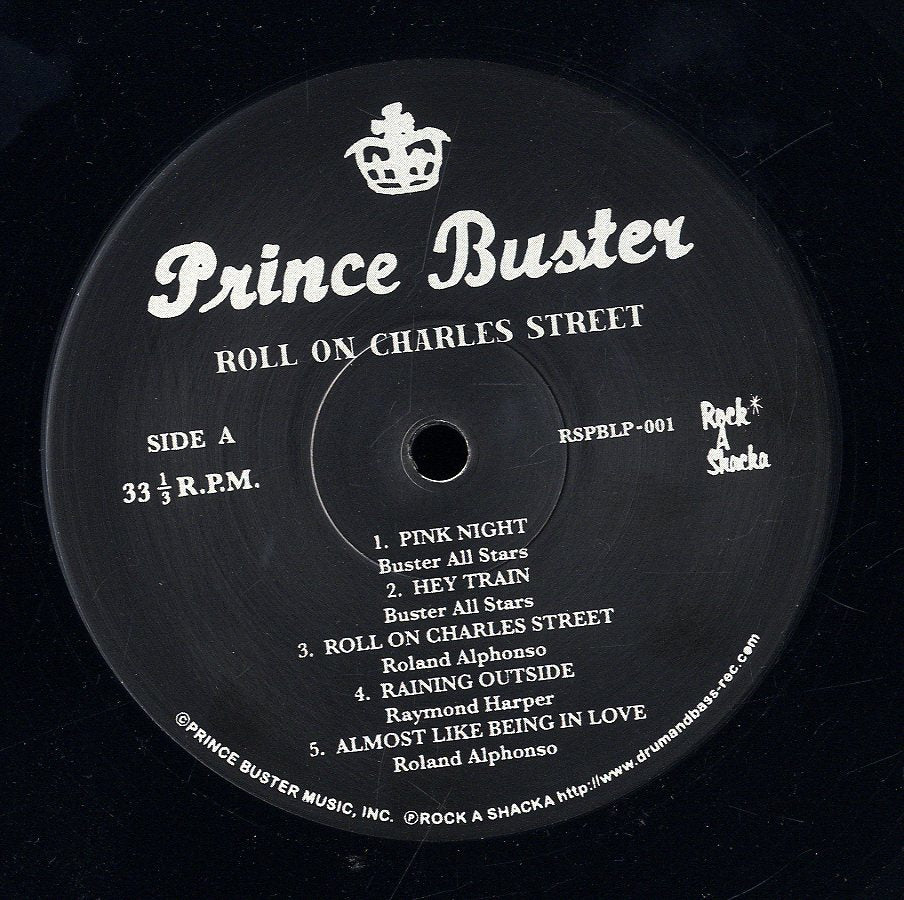 PRINCE BUSTER SKA SELECTION [Roll On Charles Street Lp]