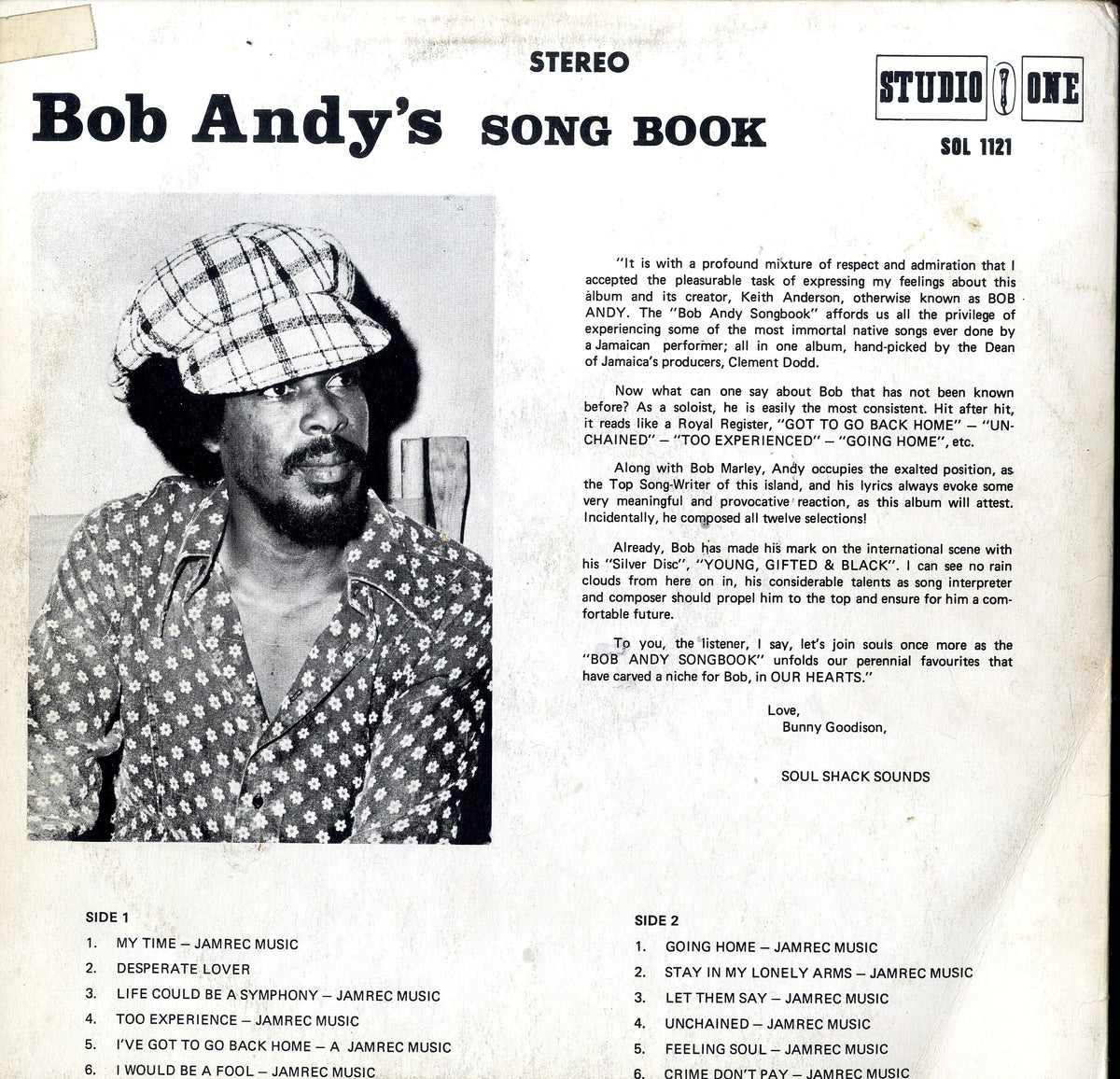 BOB ANDY [Song Book]