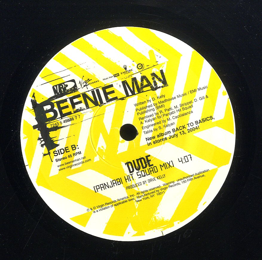 Beenie Man DO SOMTH'N レゲエ レコード