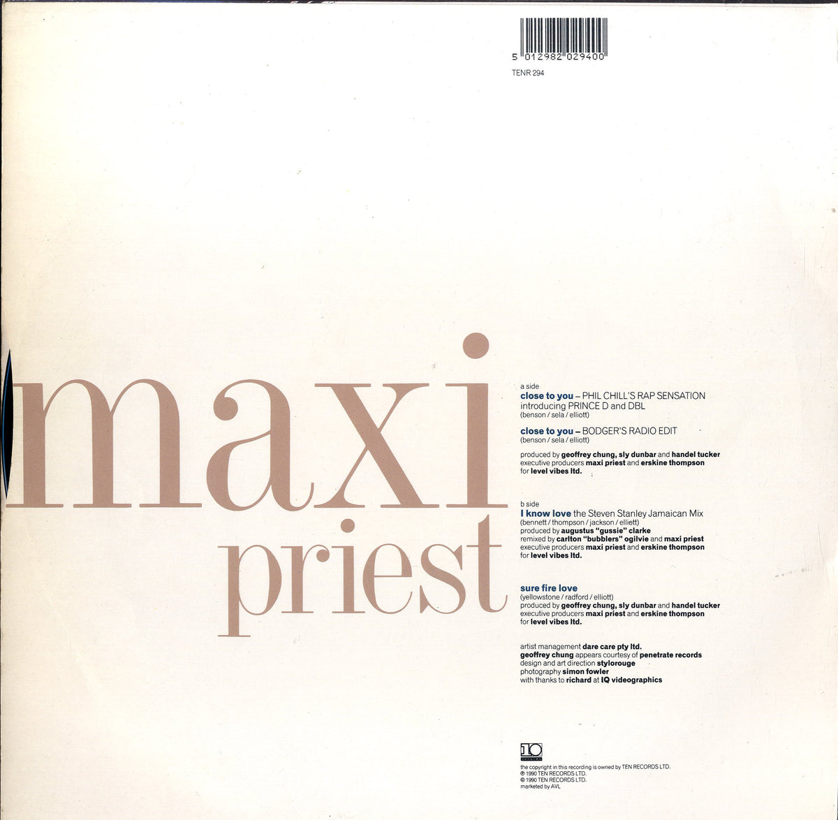 マキシプリースト CD MAXI PRIEST SEARCHING - 洋楽