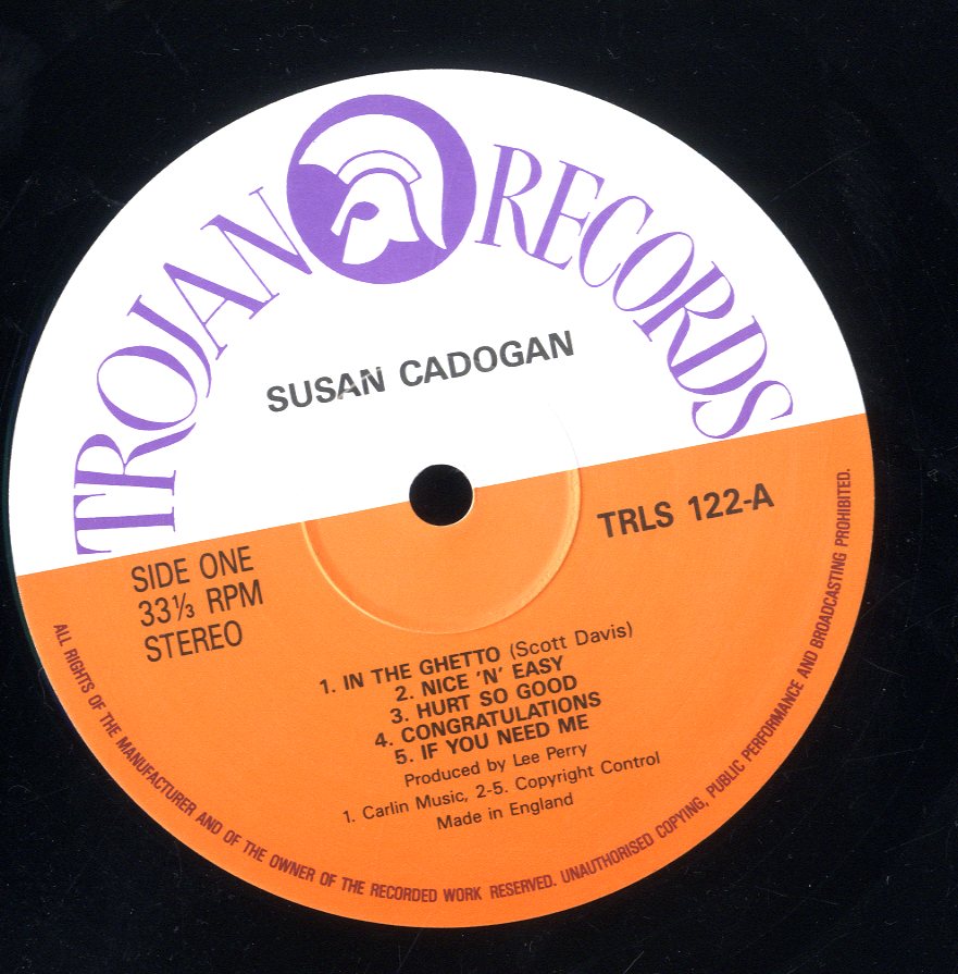 LP Susan Cadogan LEE PERRY LOVERS TROJAN - 洋楽