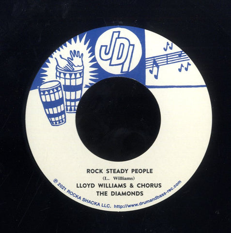 LLOYD WILLIAMS & CHORUS THE DIAMONDS / LOS CABALLEROS ORCH [Rock Steady People / Make Yourself Comfortable]