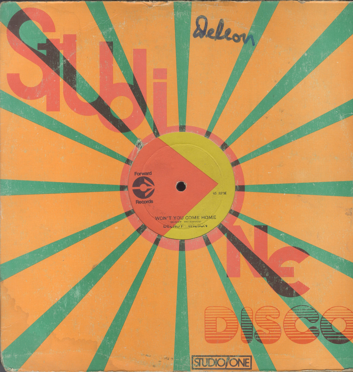 ジャマイカ12” Wentworth Vernal / Delroy Wils Rain Bow / Wont You Come  none Forward Records /00250 Drum & Bass Records | Reggae, Ska, RockSteady, Roots