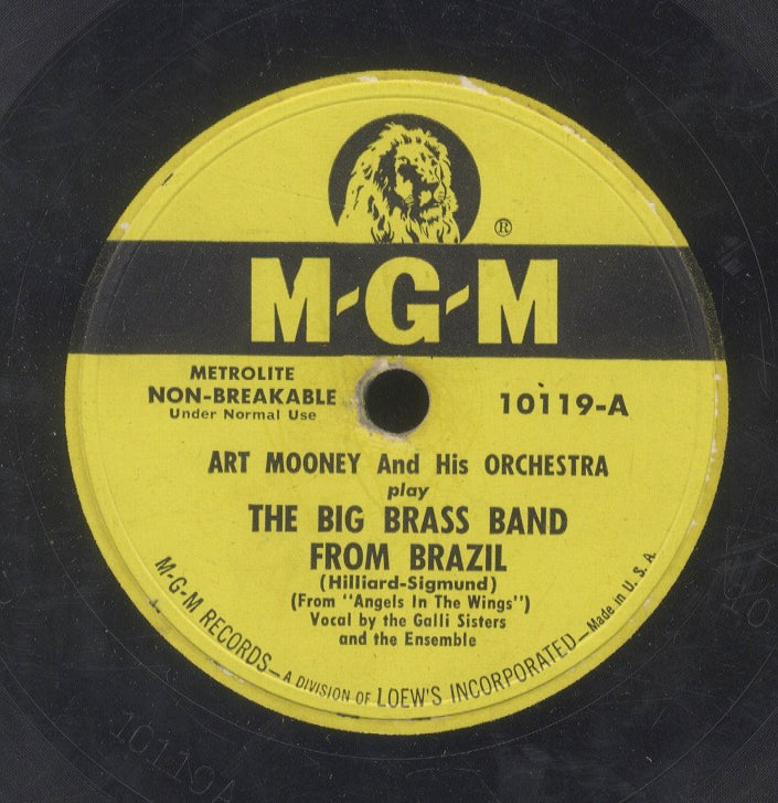 ART MOONEY AND HIS ORCHESTRA [The Big Brass Band From Brazil / I'm Looking Overa Four Leaf Clover]