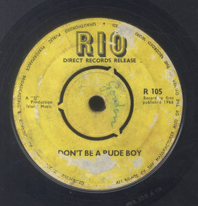 THE RULERS [Don't Be A Rude Boy / Be Good]