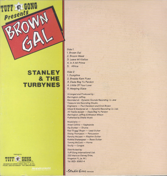 STANLEY & THE TURBYNES [Brown Gal]