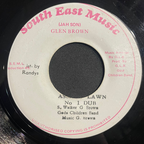 GLEN BROWN [Crisp As A Ball / African Drums]