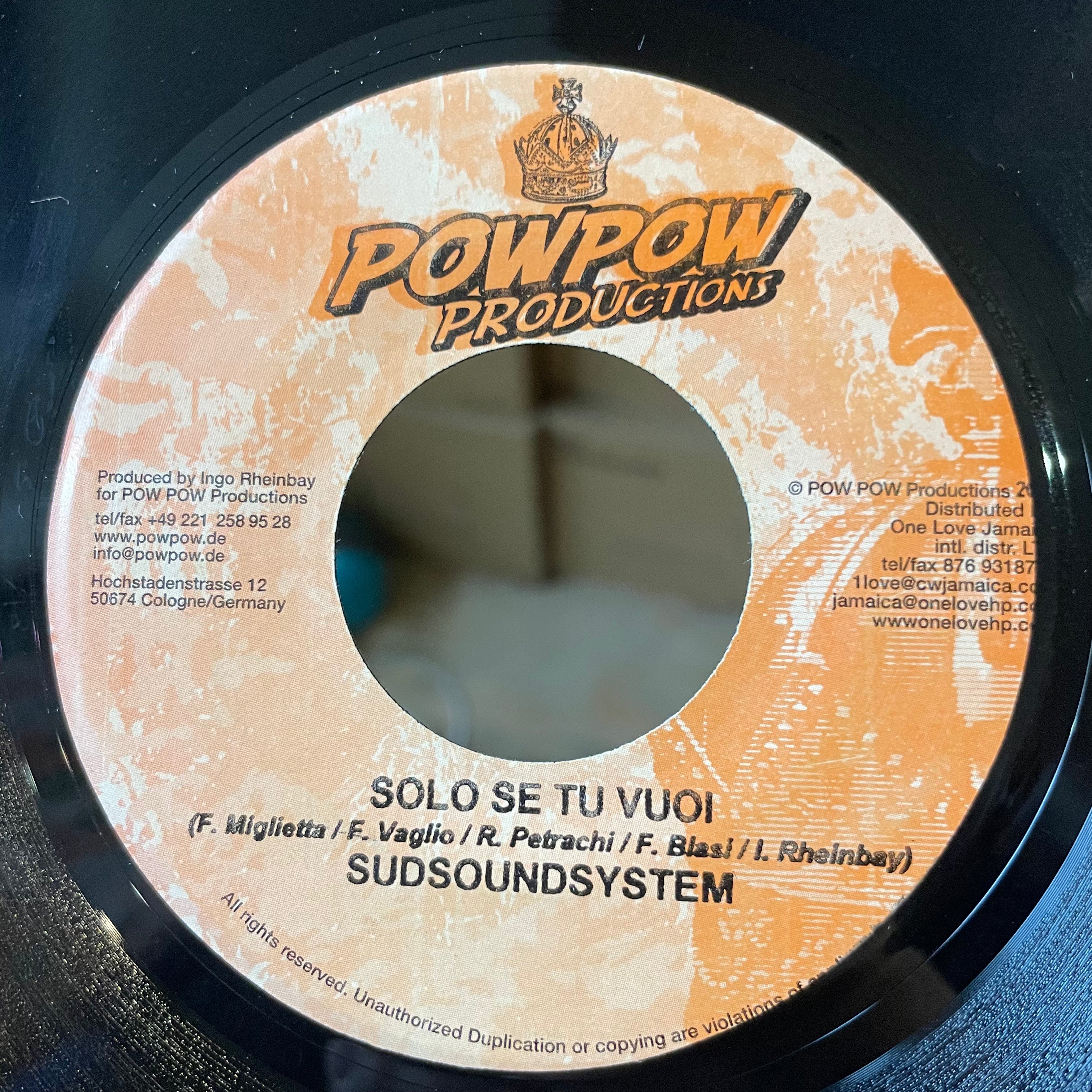 SUD SOUND SYSTEM / RAINA [Solo Se Tu Vuoi / Weed]