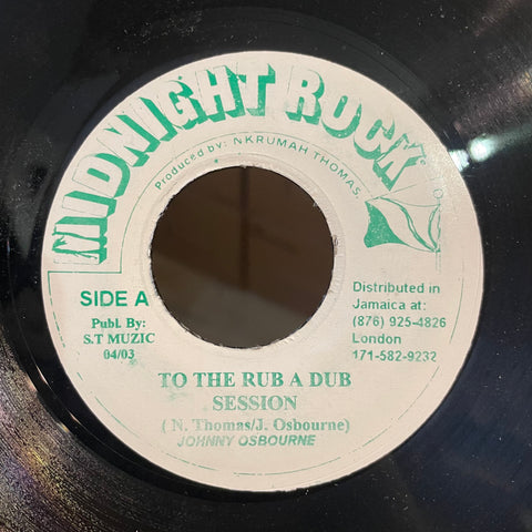 JOHNNY OSBOURNE [To The Rub A Dub Session]