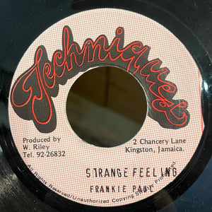 FRANKIE PAUL [Strange Feelings]