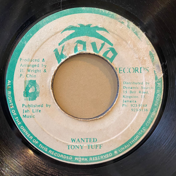 TONY TUFF [Wanted]
