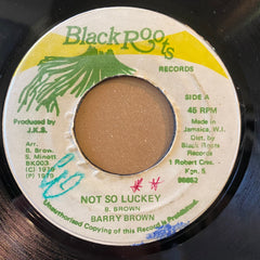 BARRY BROWN [Not So Lucky]