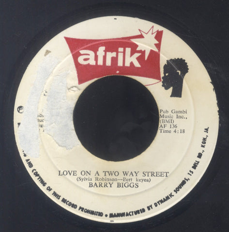 BARRY BIGGS / DEAN FRASER [Love On A Two Way Street / Love On A Two Way Street (Sax Inst) ]