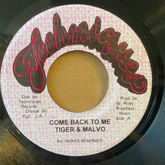 TIGER & ANTHONY MALVO [Come Back To Me]