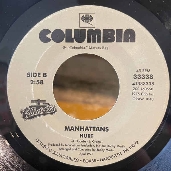 THE MANHATTANS [Kiss And Say Goodbye / Hurt]