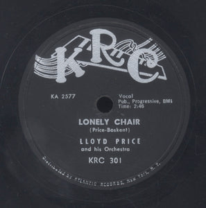 LLOYD PRICE [Lonely Chair / The Chicken & The Bop]