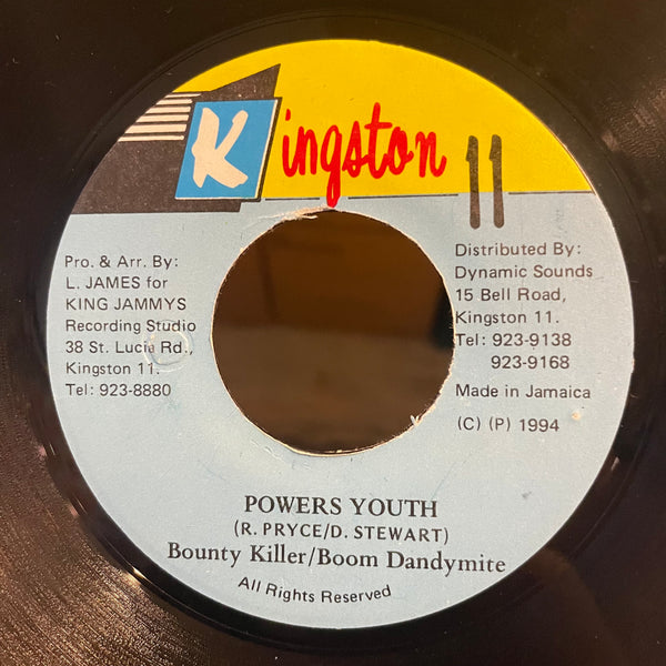 BOUNTY KILLER, BOOM DANDYMITE [Powers Youth]