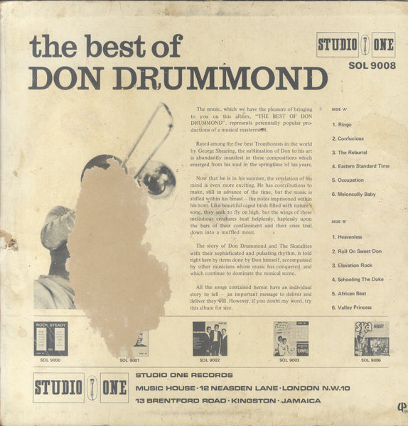 DON DRUMMOND [The Best Of Don Drummond]