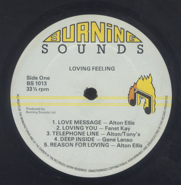 V.A. ALTON ELLIS. GANE RONDO. JANET KAY. [Loving Feeling]