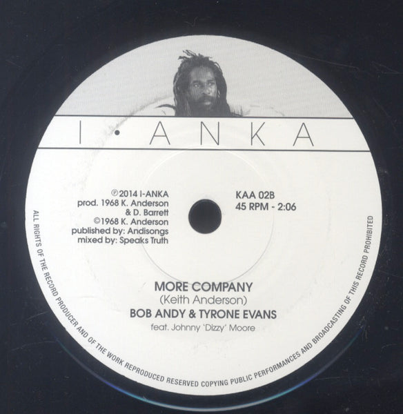 BOB ANDY & TYRONE EVANS [You And I Are Company / More Company]