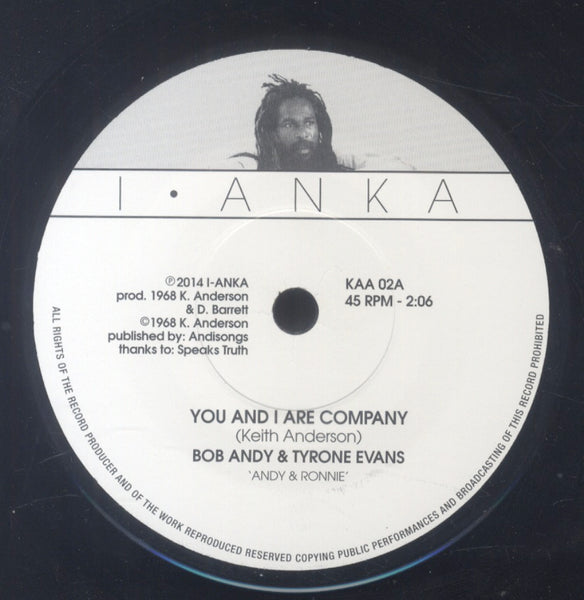 BOB ANDY & TYRONE EVANS [You And I Are Company / More Company]