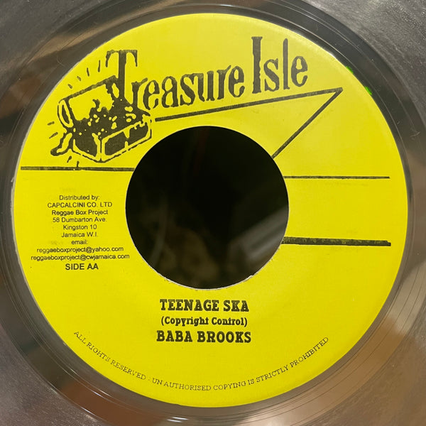 ALTON ELLIS / BABA BROOKS [You Are The One To Blame / Teenage Ska]