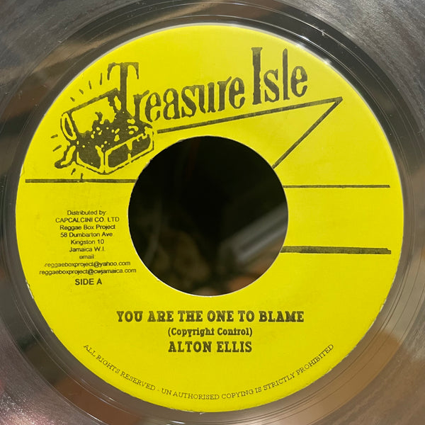 ALTON ELLIS / BABA BROOKS [You Are The One To Blame / Teenage Ska]