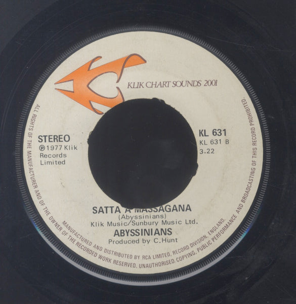 THE ABYSSINIANS [Forward On To Zion / Satta A Massagana]