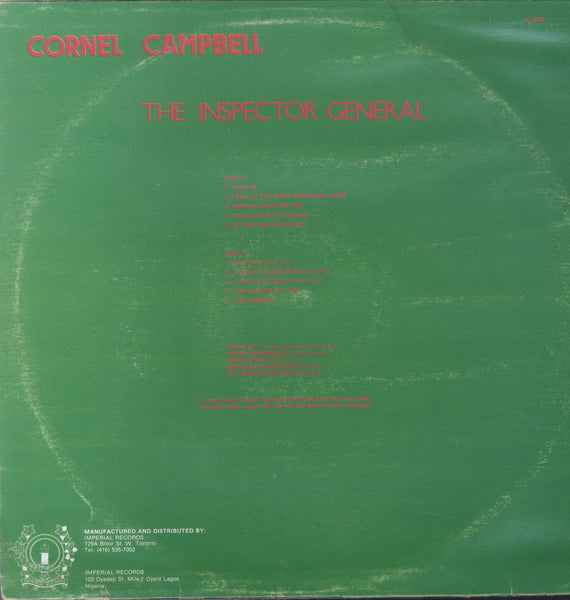 CORNELL CAMPBELL [The Inspector General]