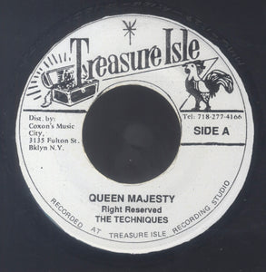 THE TECHNIQUES / TOMMY MCOOK & SUPERSONICS [Queen Majesty / Mabrook Wailing]