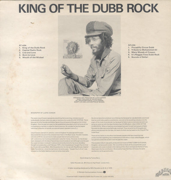 SIR COXSON SOUND [King Of The Dub Rock]