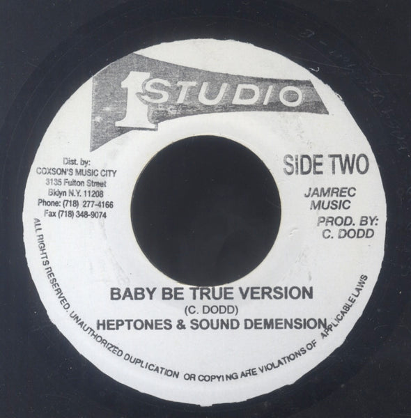 THE HEPTONES [Baby Be True]