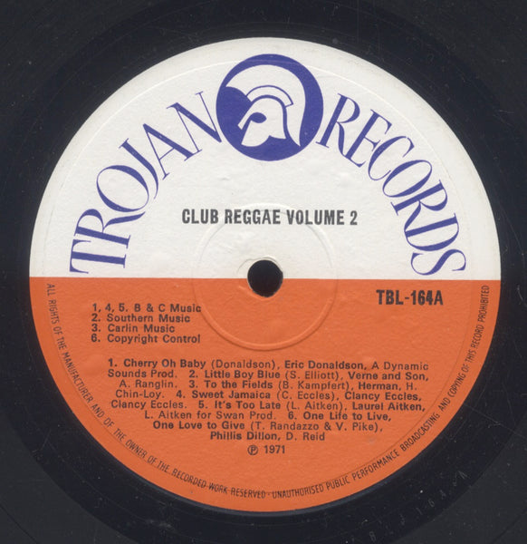 V.A.  (ERIC DONALDOSON. BOB MARLEY..) [Club Reggae Vol 2]