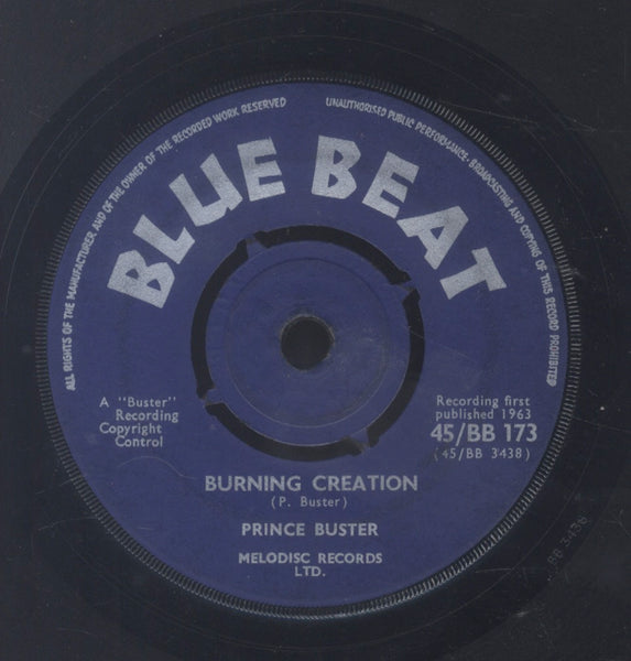 PRINCE BUSTER  [Burning Creation / Boop]