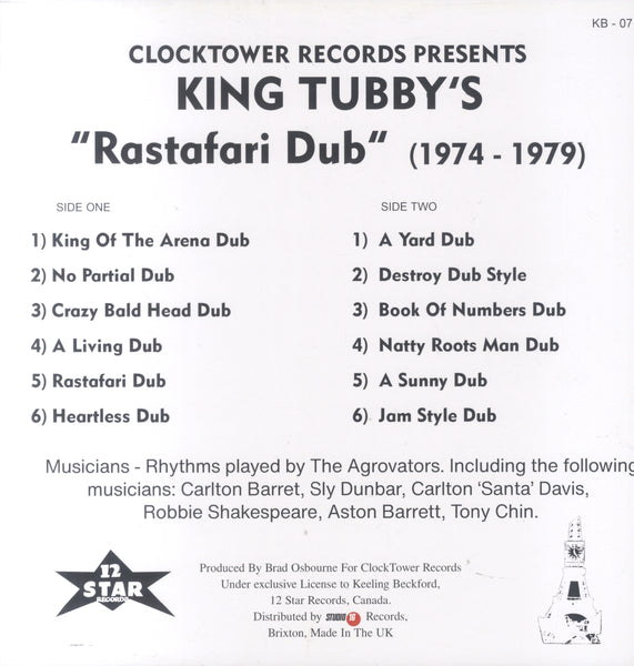 KING TUBBY [Rastafari Dub (1974-1979)]