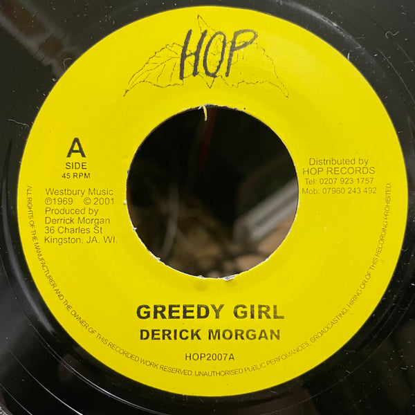 DERRICK MORGAN / AUSTIN FAITHFUL [Greedy Gal / Get Ready Rock Steady ]