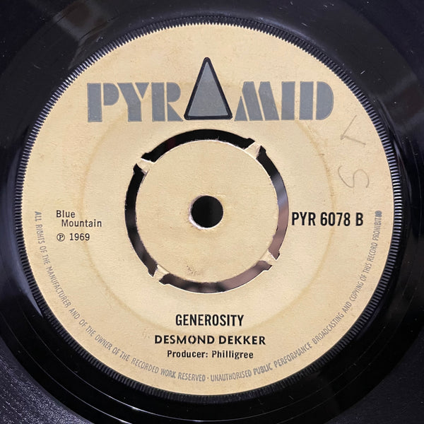 DESMOND DEKKER [Pickney Gal / Generosity]