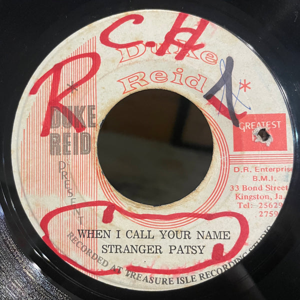 STRANGER & PATSY / STRANGER COLE [When I Call Your Name / Ruff And Tuff]