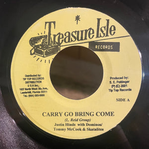 JUSTIN HINDS & THE DOMINOES [Carry Go Bring Come / If Its Love You Need]