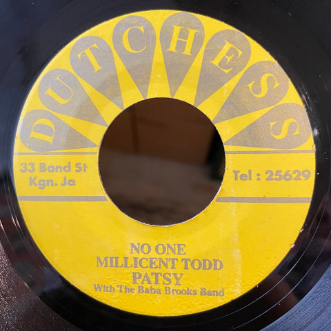 MILLICENT TODD PATSY WITH THE BABA BROOKS BAND / THE BABA BROOKS BAND [No One / Nuclear Weapon]