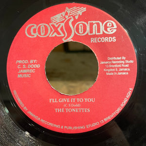 THE TONNETS / THE SOUL VENDORS [I'll Give It To You / Soul Limbo]