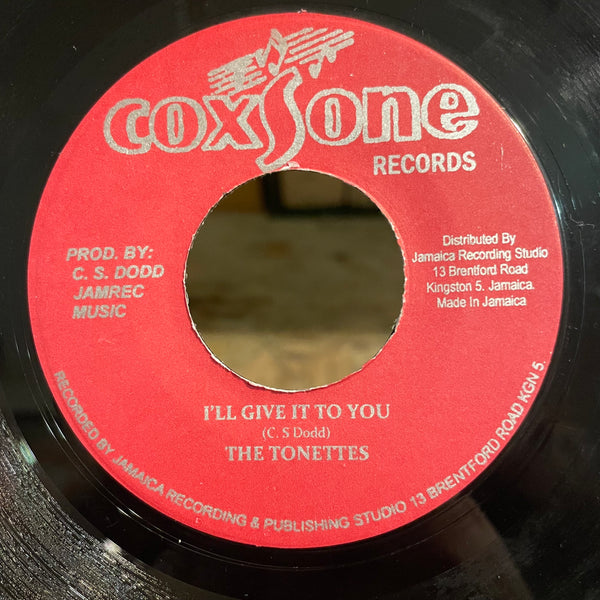 THE TONNETS / THE SOUL VENDORS [I'll Give It To You / Soul Limbo]